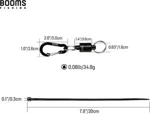 Bracci calamita da pesca più forte rete magnetica a sgancio rapido portachiavi portachiavi supporto riavvolgitore pesca a mosca accessori - Product Image 5