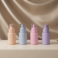 Bouteille en verre à pompe de 30 ml (1 oz) de couleur bleu violet pour lotion, fond de teint liquide ou produits capillaires – Vente en gros