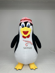 Costume de mascotte de pingouin de <span class=keywords><strong>Madagascar</strong></span> intelligent pour Costume de danse de pingouin en peluche sur mesure adulte - Product Image 3