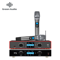 Amplificateur de puissance professionnel GAW-L600 Effet Microphone sans fil 3 en 1 pour karaoké Spectacle sur scène