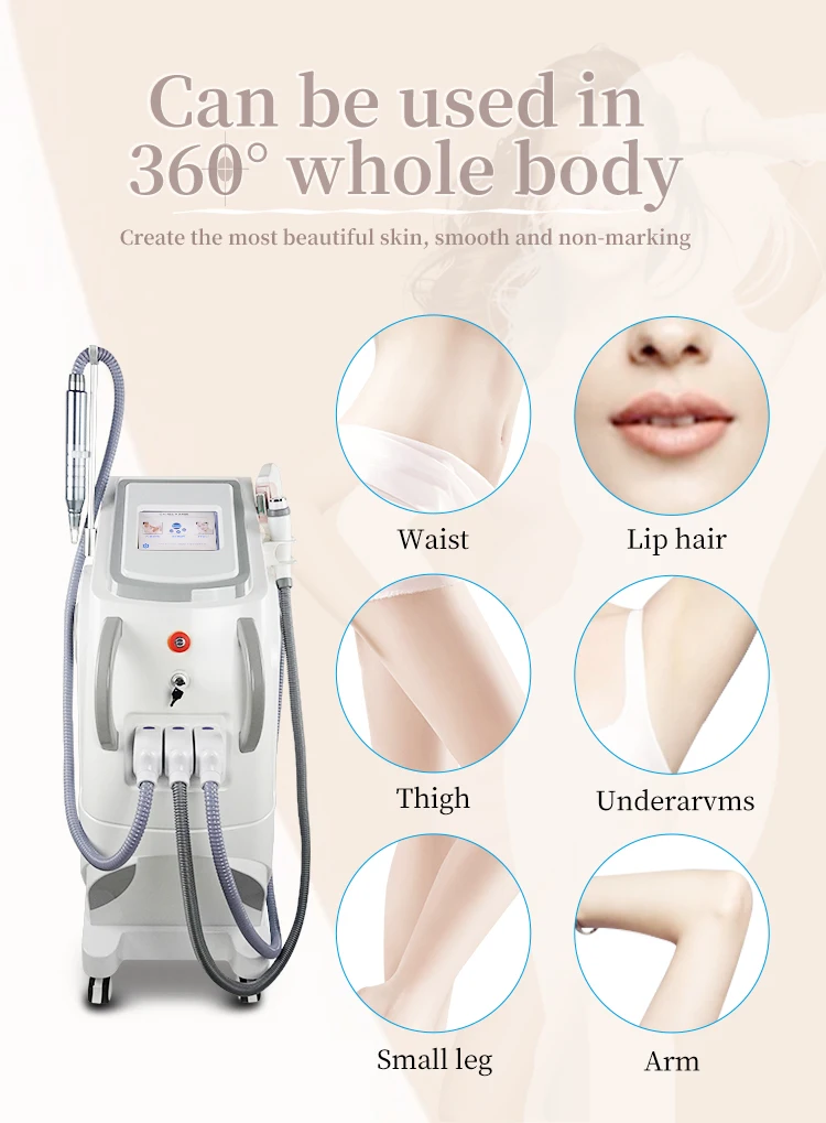 OPT 360 magneto-optical SHR fast hair removal machine Picosecond laser eyebrow washing IPL rejuvenation Beauty equipment