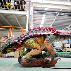 Modelo de Dinosaurio Animatrónico Personalizado de Tamaño Real en Fibra de Vidrio y Metal para Uso en Interiores/Exteriores en Parques de Dinosaurios, Centros Comerciales y Jardines - Product Image 2