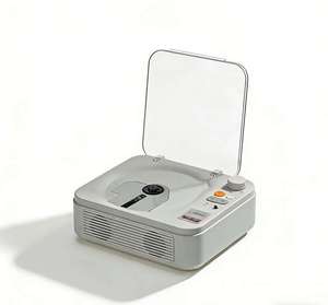 Lecteur CD portable rétro HIFI avec système audio USB MP3 pour la maison, la chambre, le bureau, cadeau, système audio de bureau - Product Image 1