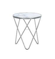 Vente directe d'usine, table de salon en acier inoxydable, plateau en verre, table basse dorée, vente en gros, ensemble de tables basses