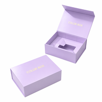 Boîte cadeau en carton magnétique de qualité supérieure personnalisable, adaptée aux produits de soin de la peau, aux parfums et aux vêtements, boîtes en papier