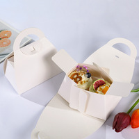 Dragées en papier pour fête d'anniversaire, boîtes cadeaux pour bébé, carton blanc, crème glacée, bonbons, raisin mignon