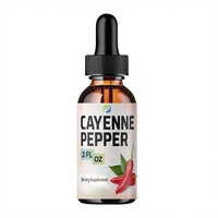 Gouttes d'extrait de poivre de Cayenne Halal biologique Ausreson compléments santé gouttes de poivre de Cayenne liquide