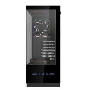 Boîtier d'ordinateur de conception nouvelle, tour ATX en acier, boîtier de <span class=keywords><strong>PC</strong></span> de jeu avec fenêtre latérale pour une utilisation professionnelle avec écran numérique - Product Image 2