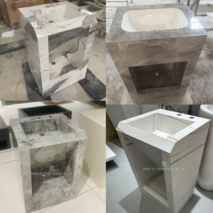 Vente en gros de piédestal de salle de bain en céramique lavabos à pieds lavabos musulmans à double niveau wudu lavabo - Product Image 3