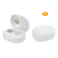 Austar A6 - Aides auditives rechargeables miniatures invisibles numériques avec analyse intelligente 12 canaux, batterie ultra-robuste 100H