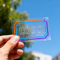 Feuille d'étiquettes autocollantes personnalisées en PET translucide, résistantes à l'eau et aux UV, avec 500 pièces en PVC transparent