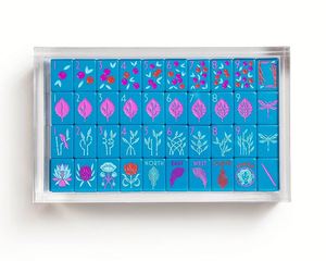 Caja de Almacenamiento de Acrílico Transparente de Lujo, Personalizada de Fábrica, Duradera, para Fichas de Mahjong Americano, Juego para 4 Jugadores - Product Image 3