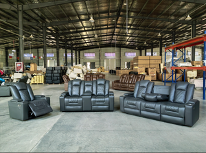 أثاث فرانك أريكة منفوشة من الجلد الجوي أثاث غرفة المعيشة الحديث - Product Image 3