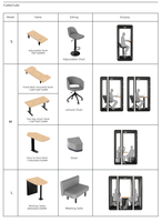 UNIBOOTH Cabine Acoustique Moderne et Élégante ISO 23351 33dB Réduction du Bruit Ignifuge Installation en 30-45 Min pour Bureau Ouvert, Bibliothèque, Centre Commercial OEM ODM