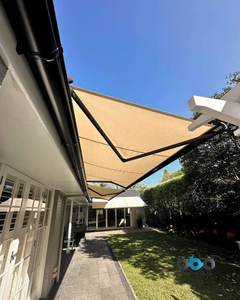 Điện Đầy Đủ-Hộp Có Thể Thu Vào Mái Hiên Cho Bóng Không Ướt Tùy Biến Với Đèn Bóng Râm Tán Cho Biệt Thự - Product Image 4