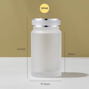 100ml Transparent <b>Plastic</b> <b>Empty</b> <b>Bottles</b> Pill Powder Butter Packaging Container Screw Cap Lip Capsule Vitamin Tablet Supplement - Product Image 3