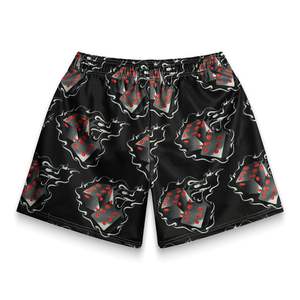 Men's Basketball <b>Shorts</b> Casual Workout Athletic <b>Shorts</b> Mesh Flame Graphic Print Running <b>Short</b> - Product Image 5