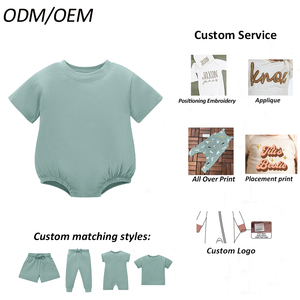 Baju Bayi Onesie 100% Katun Organik, Romper Bayi Ukuran Besar Polos - Product Image 6