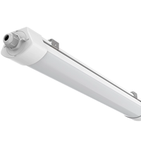 Plafonnier LED 2FT 20W IP66 avec capteur de gradation 3000K-6000K, angle de faisceau 120° pour parking et entrée