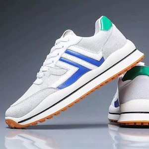 รองเท้าวิ่งผู้ชายแฟชั่นใหม่ น้ำหนักเบา ระบายอากาศได้ดี รองเท้ากีฬาแบบผูกเชือก พื้นรองเท้าแบบหนานุ่ม ผ้าตาข่าย เหมาะสำหรับเดินเล่น ฤดูร้อน ฤดูใบไม้ร่วง - Product Image 2