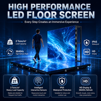 Professioneller interaktiver P3.91 LED-Bodenbildschirm HD LED-Tanzflächen-Display mit intelligentem Feedback für Hochzeiten, Clubs und Shows