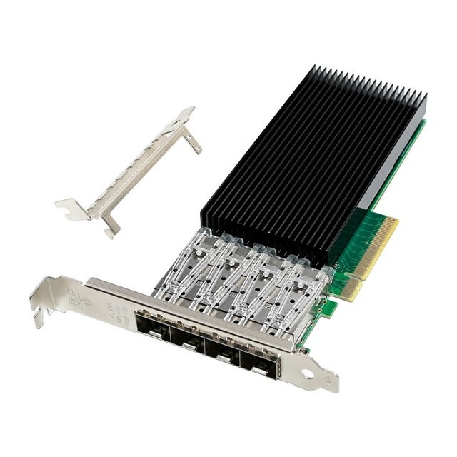 PCI Express X8 ST7426 QL41xx Internal Four SFP+ Ports 10Gbps Fiber Server Network Adapter in Stock
