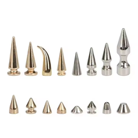 Punk Rivet pointu clou Style gothique bouton alliage argent Rivets boucle longues pointes pour artisanat cuir