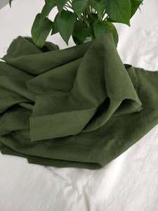 Tissu de <span class=keywords><strong>lin</strong></span> tissé <span class=keywords><strong>vert</strong></span> olive et <span class=keywords><strong>vert</strong></span> armée 100% motif teint en fil de <span class=keywords><strong>lin</strong></span> pur pour textiles de maison et vêtements" - Product Image 3