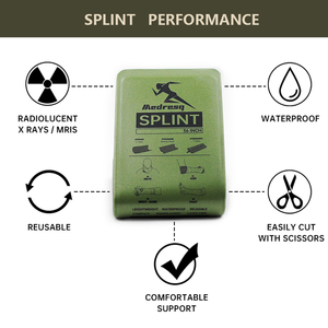 Férula de combate reutilizable de aluminio de alta calidad Medresq, kit de férula de campo táctico médico de primeros auxilios para tratamiento de fracturas óseas - Product Image 2