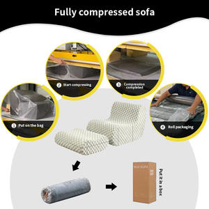 Canapé enveloppé sous vide comprimé Coussin de dossier de siège pour une personne Coussin de canapé en mousse haute densité pour usage domestique - Product Image 5