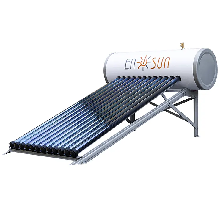 100L 150L 200L 250L 300L riscaldatore di acqua calda solare pressurizzato anche chiamato tubo a vuoto sistema di riscaldamento solare dell'acqua