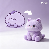Peluche réversible Capybara, Pingouin, Ours, Lapin, Chat, Dinosaure – Jouet doux à double face pour la vente en gros et les cadeaux en vrac