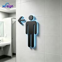 Enseigne lumineuse LED personnalisée en acrylique, étanche IP65, compatible HomeKit, transformateur mural, pour bâtiments intérieurs/extérieurs