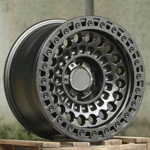 Chargement élevé 5x127 roues 17 pouces jantes 9J ET0 alliage beadlock 4x4 roues tout-terrain moyeux pour <span class=keywords><strong>Jeep</strong></span> wrangler <span class=keywords><strong>JK</strong></span> Grand Cherokee Gladiator - Product Image 3