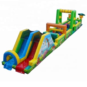 Parque infantil gigante para niños, campo de obstáculos inflable para niños, Castillo de rebote inflable para exteriores, Juguetes - Product Image 1