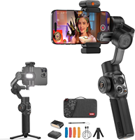 Stabilisateur de smartphone ZHIYUN Smooth 5S AI avec suivi magnétique IA et suivi du visage, cardan 3 axes pour iPhone et Android