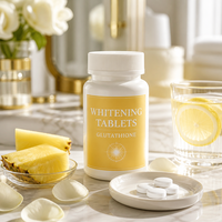 Comprimés de L-Glutathion OEM 10000mg Saveur Ananas Soin de la Peau Antioxydant pour Adultes
