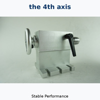 Kit d'axe de rotation JLE CNC TECH NEMA23 avec moteur pas à pas 57mm, 4ème axe CNC et mandrin à 3 mors 80mm