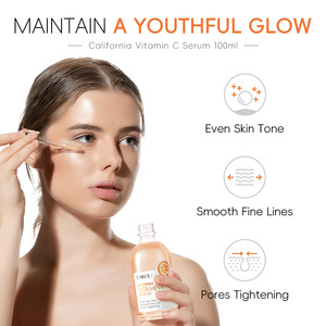 Sérum facial à la vitamine <span class=keywords><strong>C</strong></span>, éclaircissant, atténue les taches brunes, anti-âge, 100 ml, OEM ODM, étiquette privée, logo personnalisé, vente en gros - Product Image 5