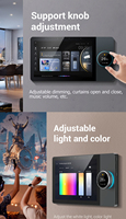 Tuya Zigbee 8-Zoll Touchscreen High-Definition Android Smart Home Steuerungspanel Audio LCD Musikwiedergabe Host Dimm-Wandpanel F8