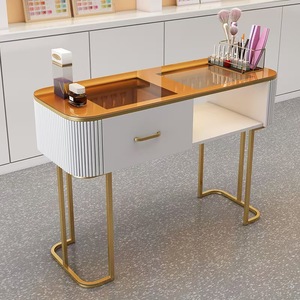 Juego de Mesas y Sillas para Salón de Belleza de Diseño Nuevo, Muebles para Estación de Manicura - Product Image 1