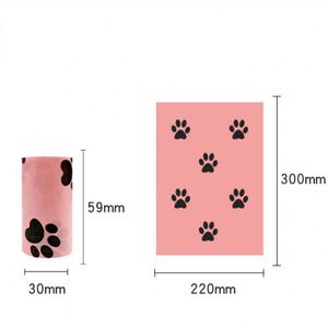Custom Label Biodegradable <b>Compostable</b> Dog Poop Bag HDPE+EPI Sustainable Pet Waste Disposal Bag - Product Image 3