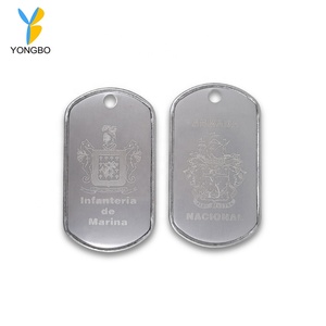 Placa de Identificación para Perro de Acero Inoxidable 304 con Acabado Plateado Mate o Brillante - Product Image 4