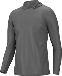 Custom LOGO Breathable Fishing Wear Fishing Hoodie Upf 50 Long Sleeve Fishing Shirt