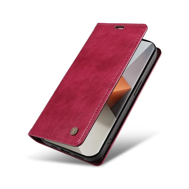 Book Flip leather case with stand for Redmi Note 13/13 Pro/13 Pro Plus, For Xiaomi Poco X4 Pro 5G Magnetic case pouch