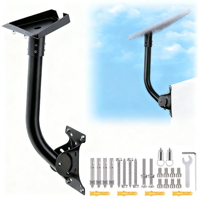 Fast Delivery Anti-Rust Carbon Steel Starlink Gen 3 V4 Wall Mount Kit Pivot Satellite Bracket