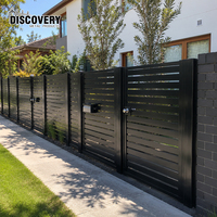 Valla de Aluminio Ligera y de Alta Resistencia, Producto Más Vendido, Adecuada para Patios Exteriores y Jardines