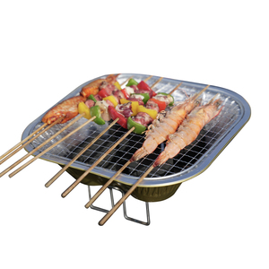 Aluminum <strong>Disposable</strong> Grill with Charcoal Consistent Heat &amp; Clean Burning for Impeccable Results - Product Image 4