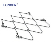 Système de protection contre les chutes de pierres en maille active à maillons de chaîne pour la vente en gros, technique de tissage minier, service de traitement par pliage