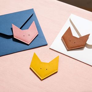 Vintage PU Leather Promotional <b>Bookmarks</b> Adorable Fox <b>Bookmarks</b> Reader Page Markers Protection - Product Image 3